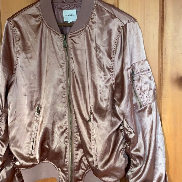 COTON CANDY | Satin Bomber Jacket - Picture 2 of 13
